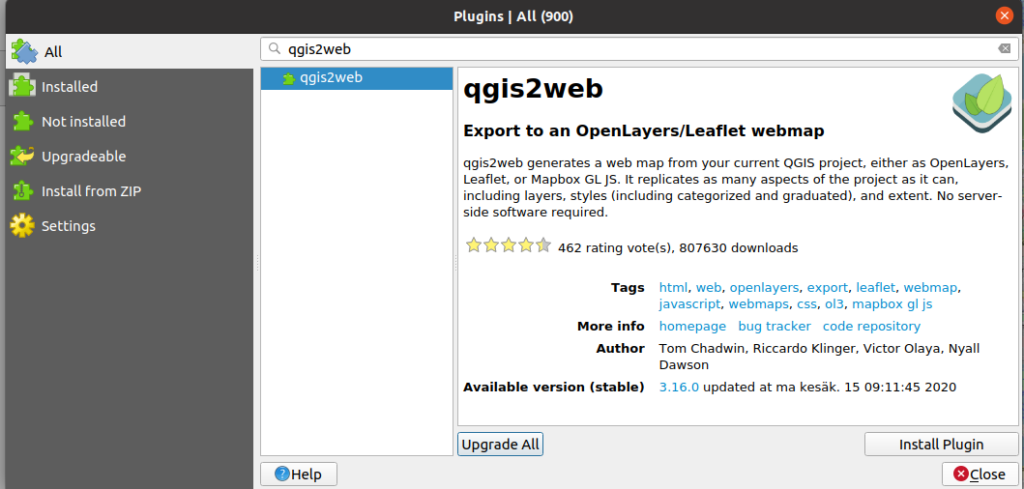 qgis2web