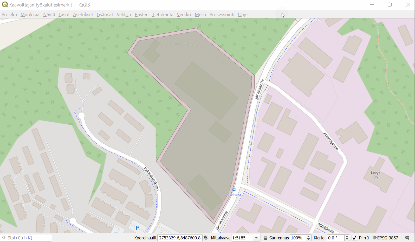 Gispo • Kaavoitus QGISin digitointityökaluilla (osa I) QGIS