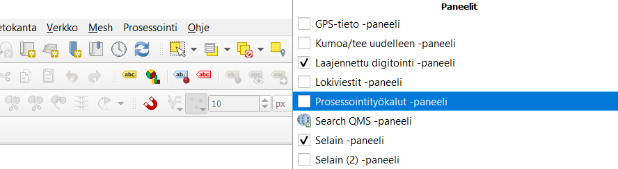 Gispo • GeoPackage – paketti johon voi tallentaa aineiston ja projektin geopackage