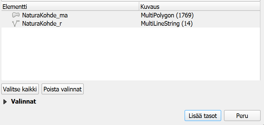 Gispo • GeoPackage – paketti johon voi tallentaa aineiston ja projektin geopackage